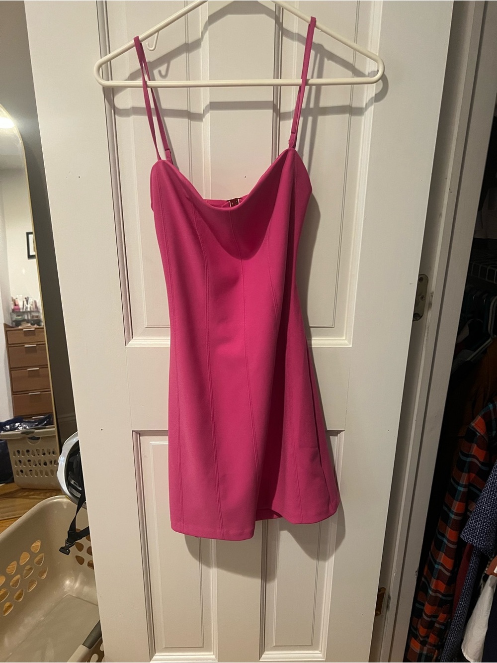 Hot Pink Mini Dress